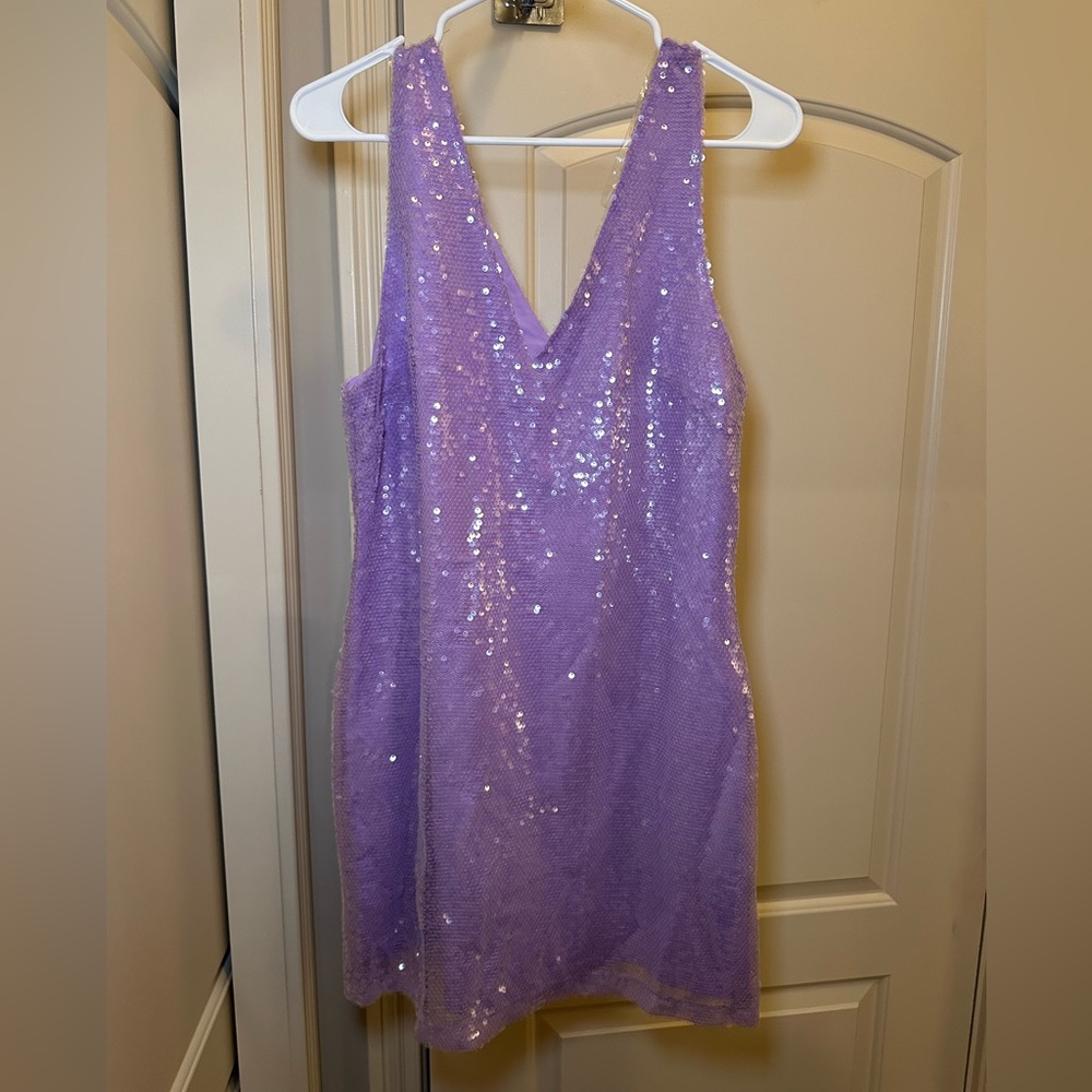 Purple Sparkly Dress!